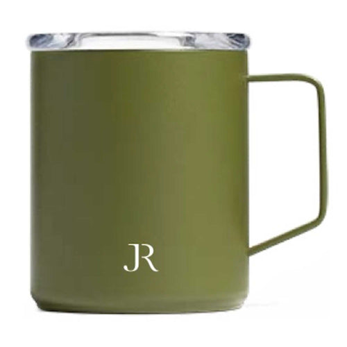 Happy Camper Mug - Olive Green