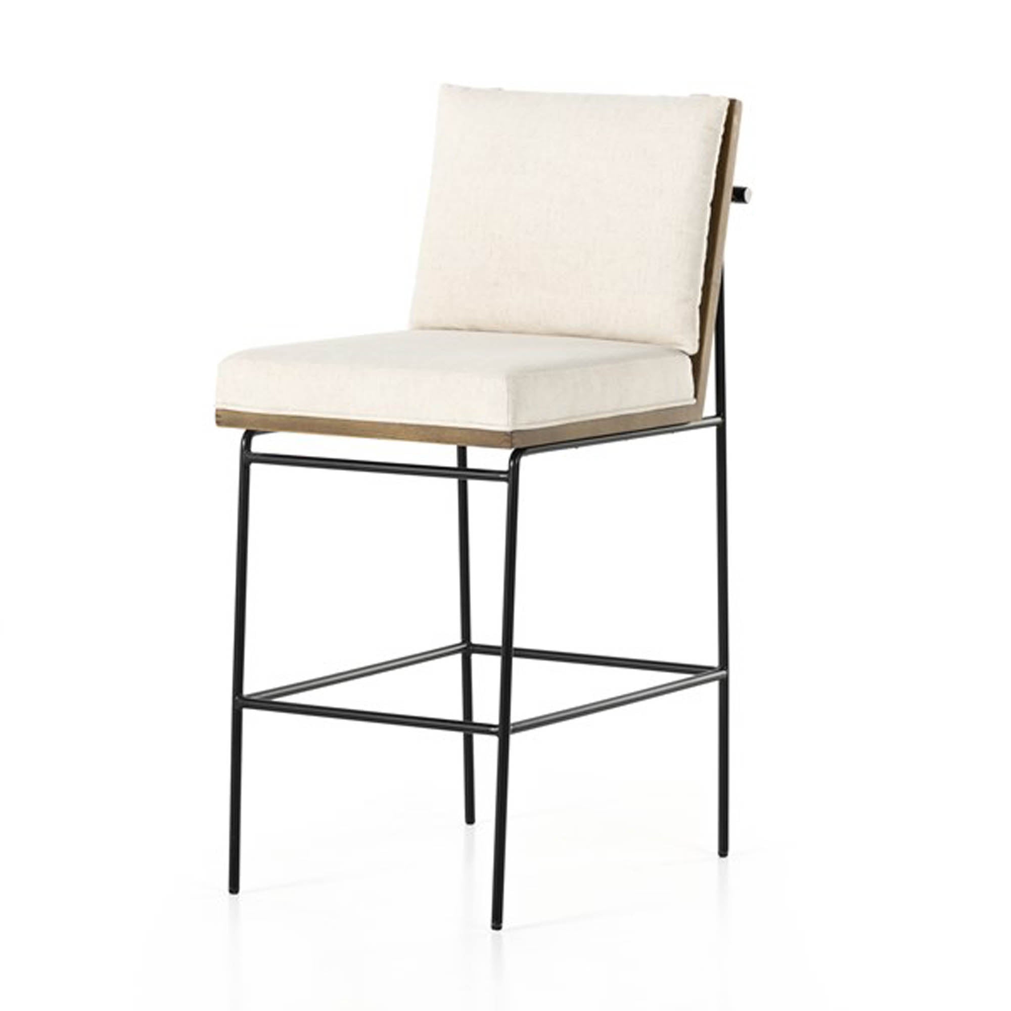 White cloth best sale bar stools